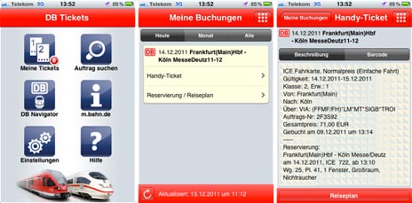 Bahn veröffentlicht App zur Ticketbuchung und -verwaltung