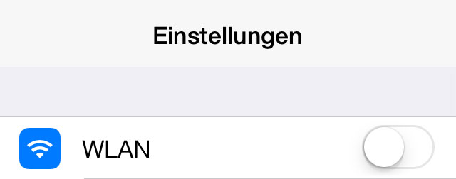 Ausgegraute Einstellungen: W-Lan Probleme Unter IOS 7 › Iphone-ticker.de