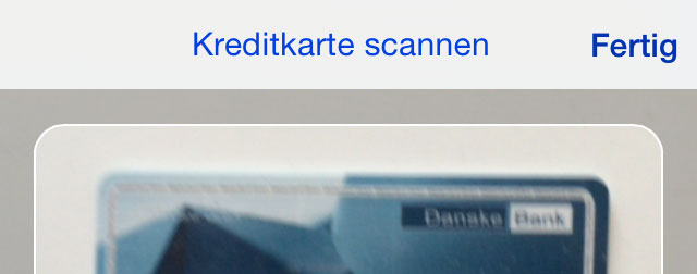Weniger Tippen Ios 8 Scannt Kreditkarten Infos Ein Iphone Ticker De